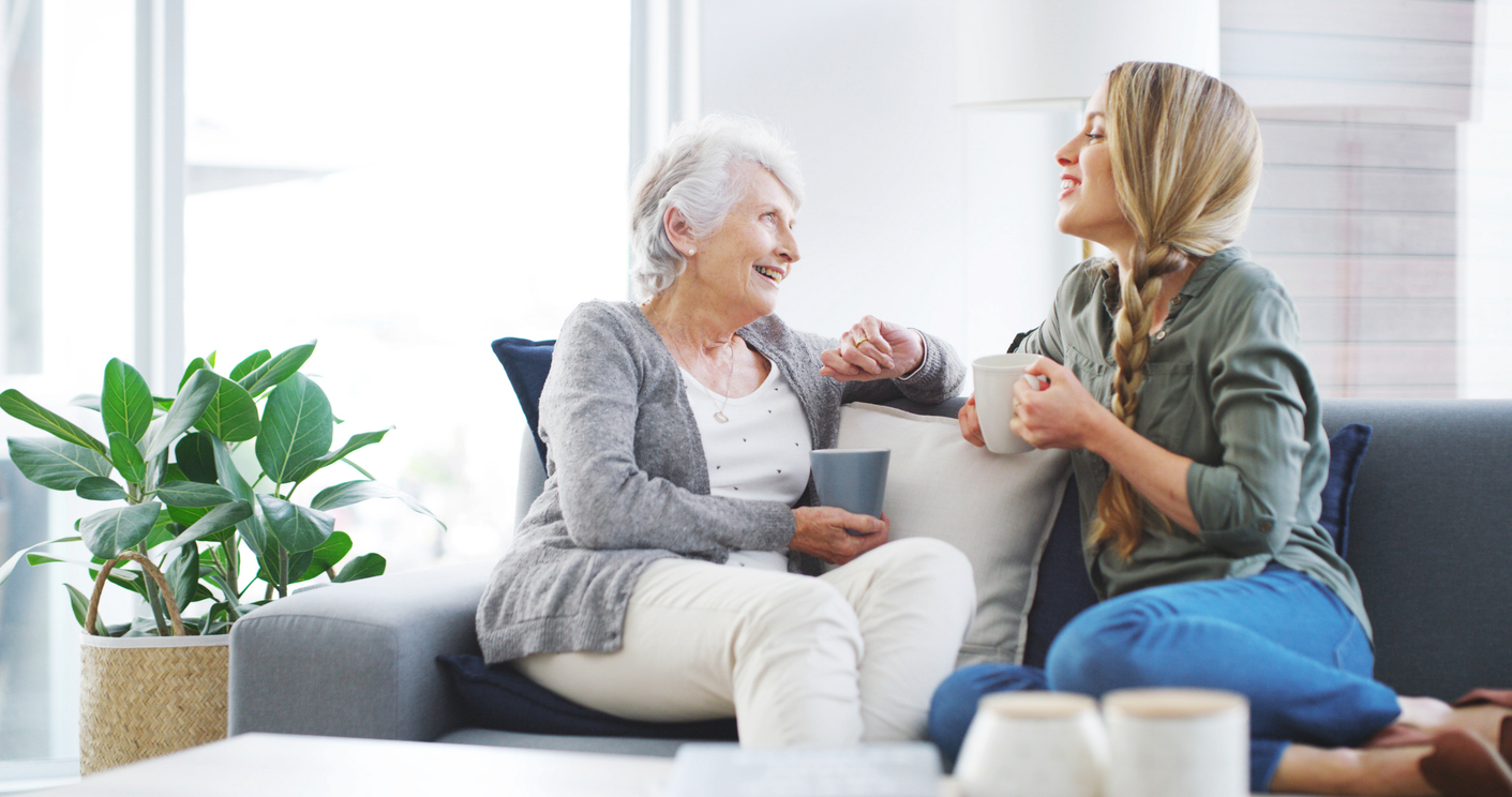 A young woman talks to her grandmother about her fertility treatments, seeking emotional support.